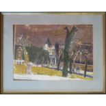 EDWIN LA DELL ARA (British 1914-1970) 'Brompton Oratory', lithograph, hand signed, titled and