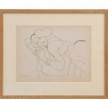 HENRI MATISSE 'Collotype D5', edition 950 suite: Themes and variations, printed by Fabiani, 25cm x