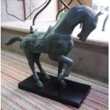 STATUETTE OF A HORSE, Chinese, bronze, 58cm L x 43cm H.