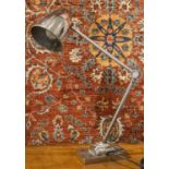 ANGLEPOISE STYLE LAMP, circa 1960 chrome in the manner of Herbert Terry and Sons, fully