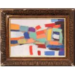 NICOLAS DE STAEL 'Abstract', quadrichrome, 45cm x 65cm, framed and glazed.