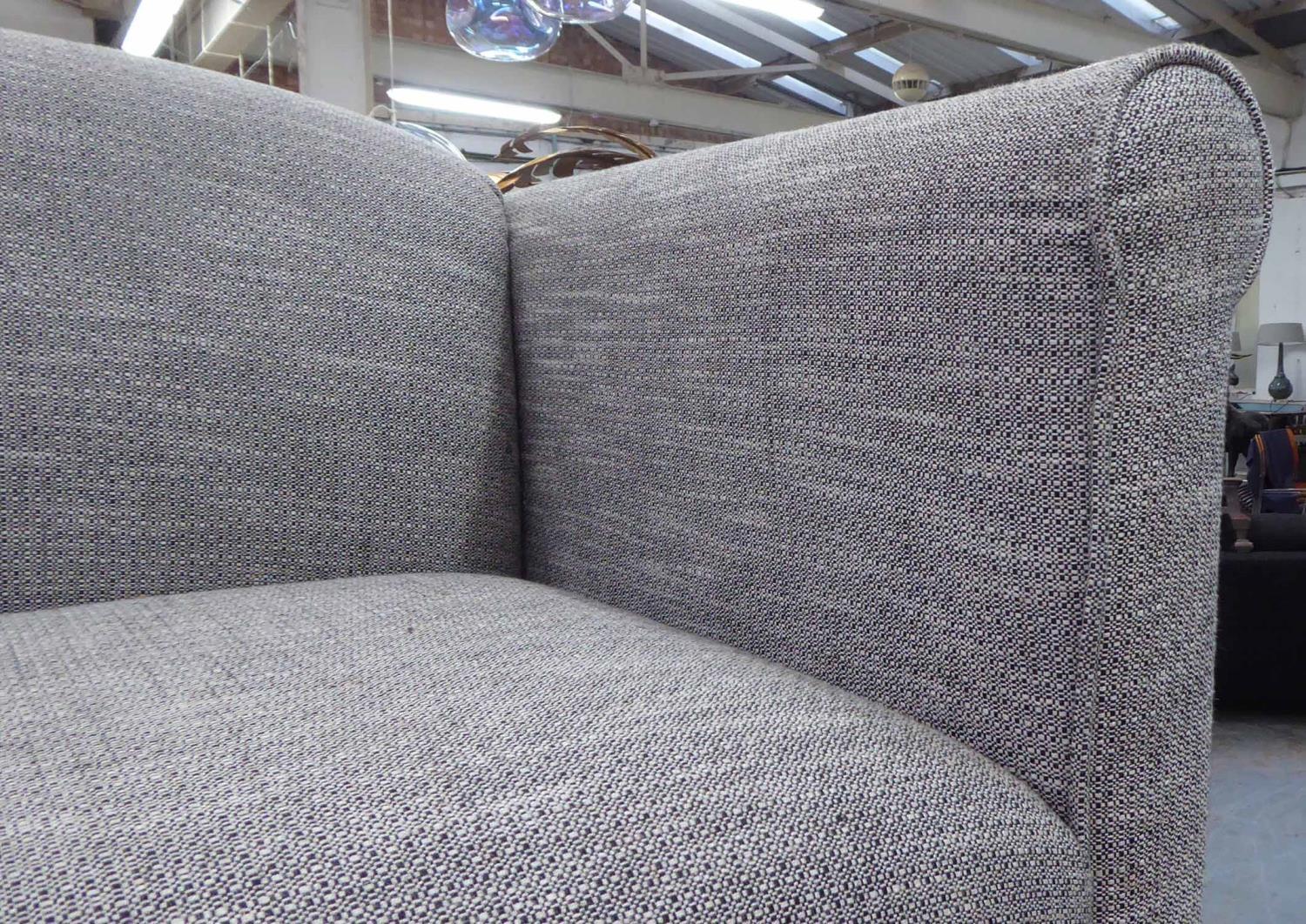 AARK SOFA, light grey upholstered, 73cm x 85cm H x 175cm. - Image 2 of 2