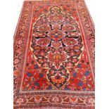 FINE ANTIQUE FEREGHAN RUG, 210cm x 125cm.