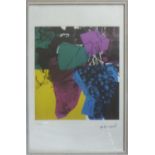 ANDY WARHOL 'Grapes', lithograph, from Leo Castelli gallery, stamped on reverse, edited by G