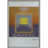 ANDY WARHOL 'Chanel n°5', lithograph, from Leo Castelli gallery, stamped on reverse, edited by G