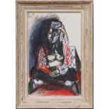 PABLO PICASSO 'Femme', Suite: Californie, 40cm x 25cm, framed and glazed.