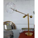 DESK LAMP, contemporary Italian style, 76cm at tallest.