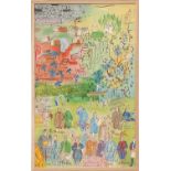 AFTER RAOUL DUFY, lithograph suite La fee Electricte, printed by Mourlot, 103cm x 65cm, framed and