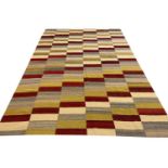 PAUL SMITH INSPIRED KILIM, 285cm x 204cm, hand woven.