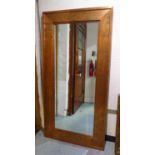 MIRROR, contemporary coppered finish frame.