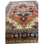 FINE HERIZ DESIGN CARPET, 370cm x 255cm.