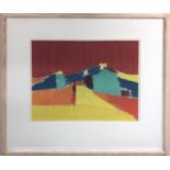 NICOLAS DE STAEL (1914-1955) 'Paysage Chromatique - Agrigento', lithograph, published 1937 by