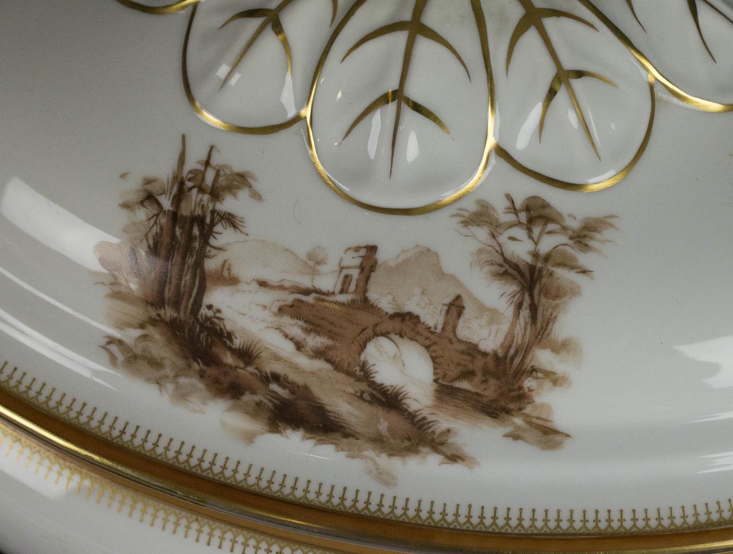 DINNER SERVICE, Vista Alegre twelve place setting including plates, soup bowls cheese/bread - Image 6 of 6