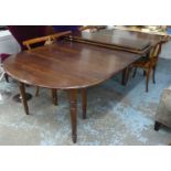 OKA PETWORTH DINING TABLE, extendable, 350cm x 135cm x 80cm approx fully extended.