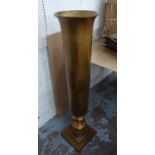 FLOOR VASE, contemporary, bronzed finish, 120cm H approx.