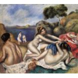 AFTER PIERRE AUGUSTE RENOIR (1841-1919) by Studio Miguel Canals 'Les Baigneuse', pastel, 68cm x