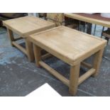 RALPH LAUREN SIDE TABLES, a pair, 90cm x 70cm x 61cm. (2)