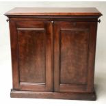 AMBERG LETTER FILE, late 19th/early 20th century American walnut with two fold back panelled doors