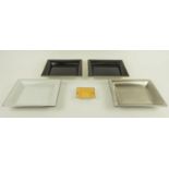COLLECTION OF FIVE LEGLE LIMOGES PORCELAIN, boxed, to include four rectangular dishes (16cm H x 19.