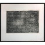 PETER FREETH RA (b.1938) 'How with this Rage (Sonnet 65)', signed in pencil, 45cm x 63cm, framed. (