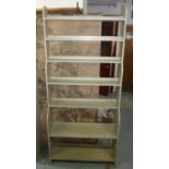 OKA LIBRARY BOOKSHELVES, in a painted finish, 90cm W x 199cm H.