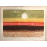 MICHAEL ROTHENSTEIN ARA (1908-1993) 'Sunset at 36,000 feet', lithograph and intaglio print in 7