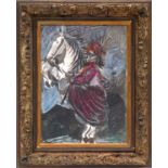 PABLO PICASSO 'Woman on Horseback', lithograph, suite: Toros, 37cm x 26cm, framed and glazed.