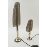 THE STUDY MAMA GEORGE AND BABY SESSEL TABLE LAMPS, by Michael Young, 53cm at largest. (2)