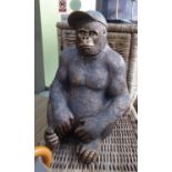 THE GORILLA WITH BASEBALL CAP, 60cm H.