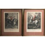 JOHANNES RIDINGER (Ulm 1698-Ausburg 1767) 'Le Galop au Gauche' and 'Le Trot a Drotte sur le Cercle