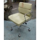 AFTER CHARLES AND RAY EAMES SOFT PAD STYLE DESK CHAIR, 88cm H approx.