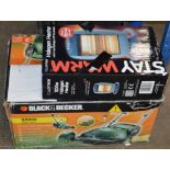 LAWNMOWER IN BOX & HALOGEN HEATER