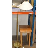 MODERN FLOOR LAMP & MODERN OCCASIONAL TABLE