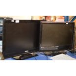 2 SMALL LCD TVS