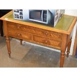 LEATHER TOP WRITING DESK