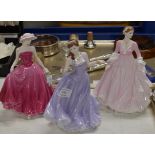 3 VARIOUS COALPORT FIGURINE ORNAMENTS