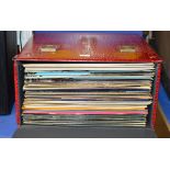 RECORD CASE WITH QUANTITY RECORDS