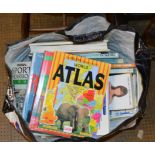 BAG WITH ASSORTED BOOKS