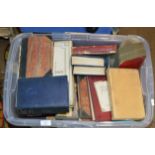 BOX CONTAINING VARIOUS OLD BOOKS