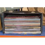 RECORD CASE WITH QUANTITY LP RECORDS