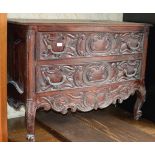 ORNATE MAHOGANY CHEST