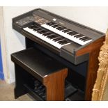 TECHNICS PCM SOUND EX10L ELECTRIC ORGAN/PIANO WITH MATCHING STOOL