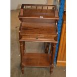 MAHOGANY SINGLE DRAWER UNIT