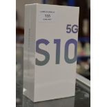 SAMSUNG GALAXY S10 5G NETWORK BASED SMARTPHONE, 256GB - NEW & SEALED IN BOX