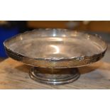 SHEFFIELD SILVER FRUIT COMPORT - APPROXIMATE WEIGHT = 571 GRAMS