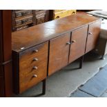 MID CENTURY TEAK SIDEBOARD