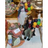 2 ROYAL DOULTON FIGURES & ROYAL DOULTON FIGURINE