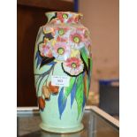 10½" ART DECO CARLTON WARE VASE