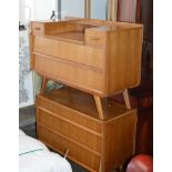 2 PIECE TEAK BEDROOM SET