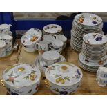 QUANTITY ROYAL WORCESTER TEA & DINNER WARE & ASSORTED USING CUTLERY